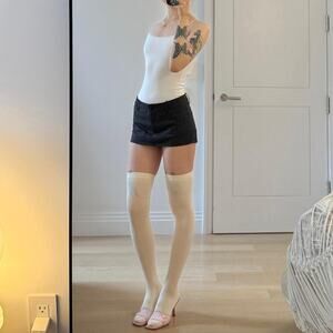 Ann taylor white fitted camisole